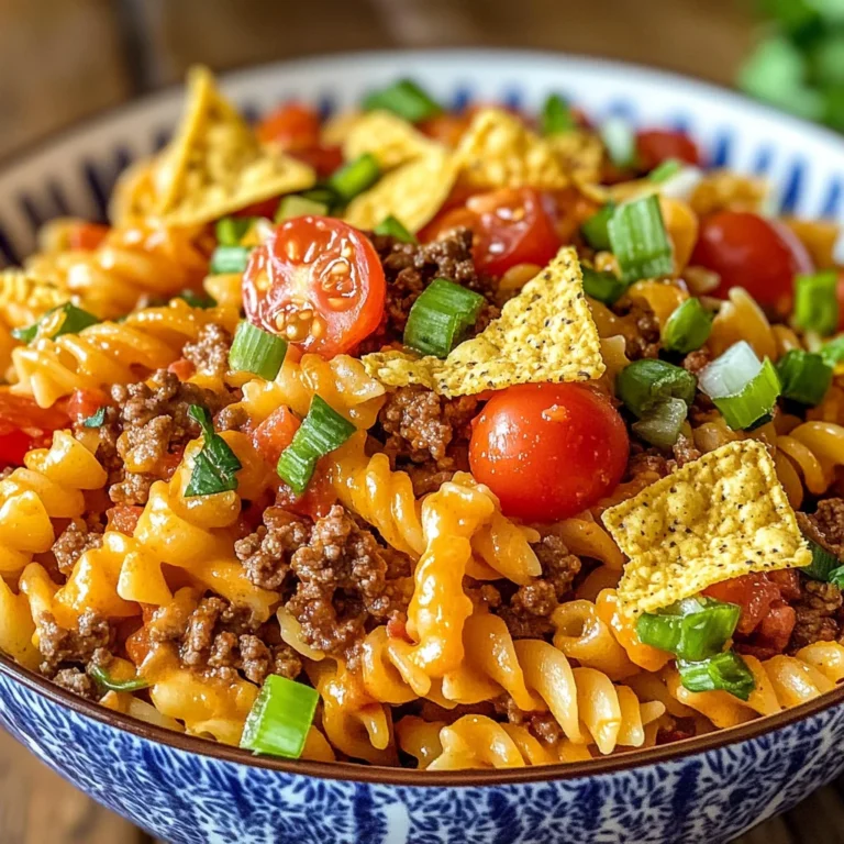 Taco Pasta Salad Doritos