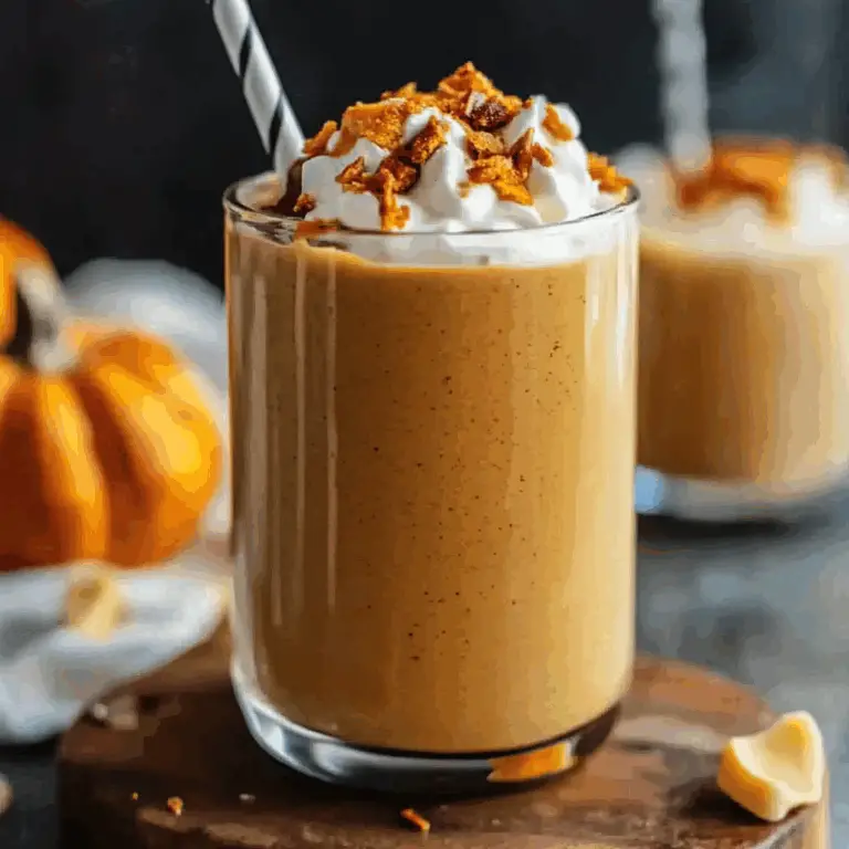 Creamy Pumpkin Pie Smoothie