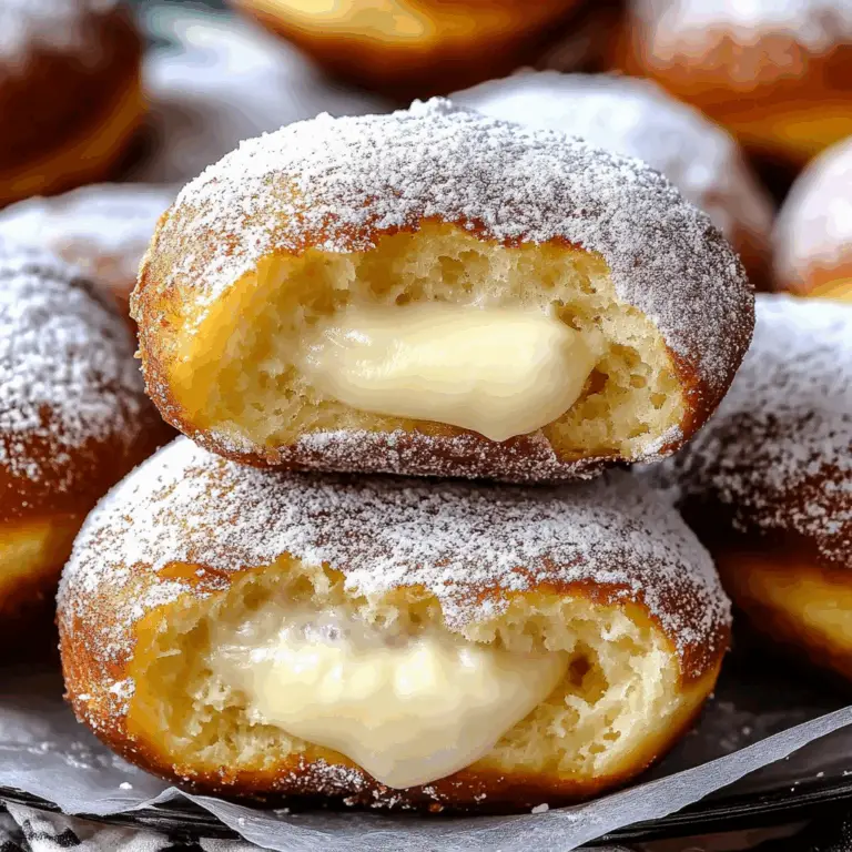 Easy Italian Brioche Donuts with Creamy Filling Recipe