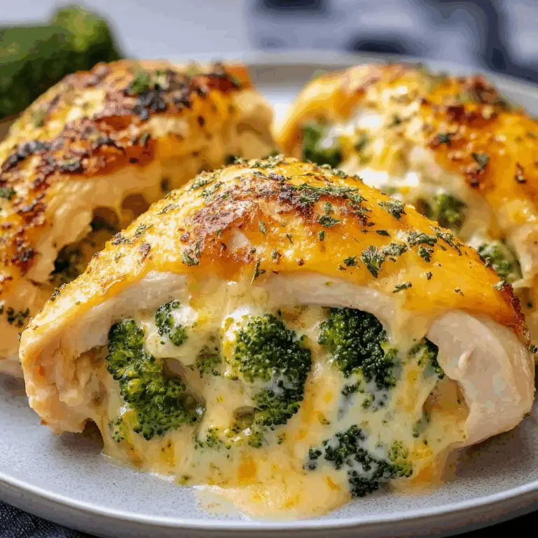 Broccoli Cheese Stuffed Chicken