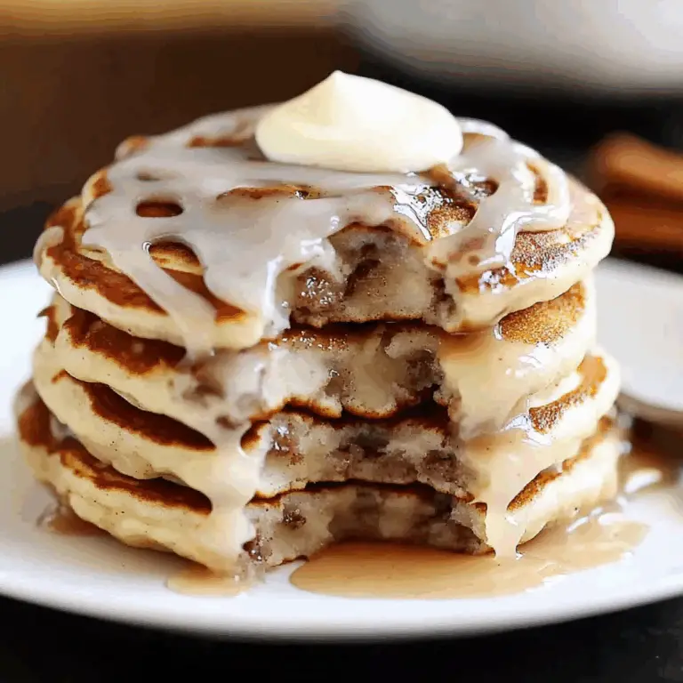 Cinnamon Roll Pancakes
