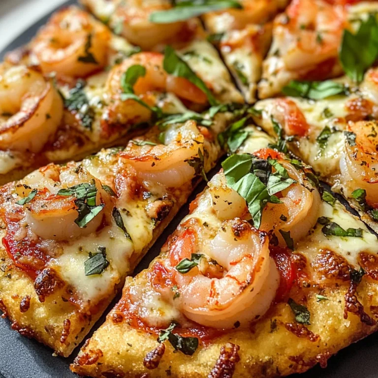 10-Minute Shrimp Pizza Air Fryer