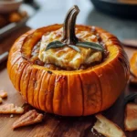Baked Brie Pumpkin with Spiced Maple Pumpkin Butter Recipe