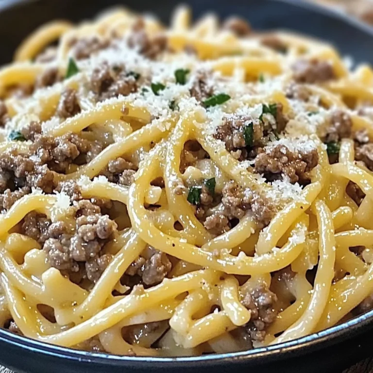 Beef and Garlic Butter Pasta recipe