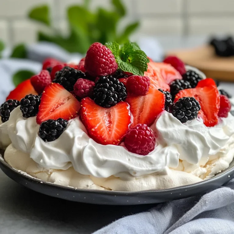 Berry Pavlova