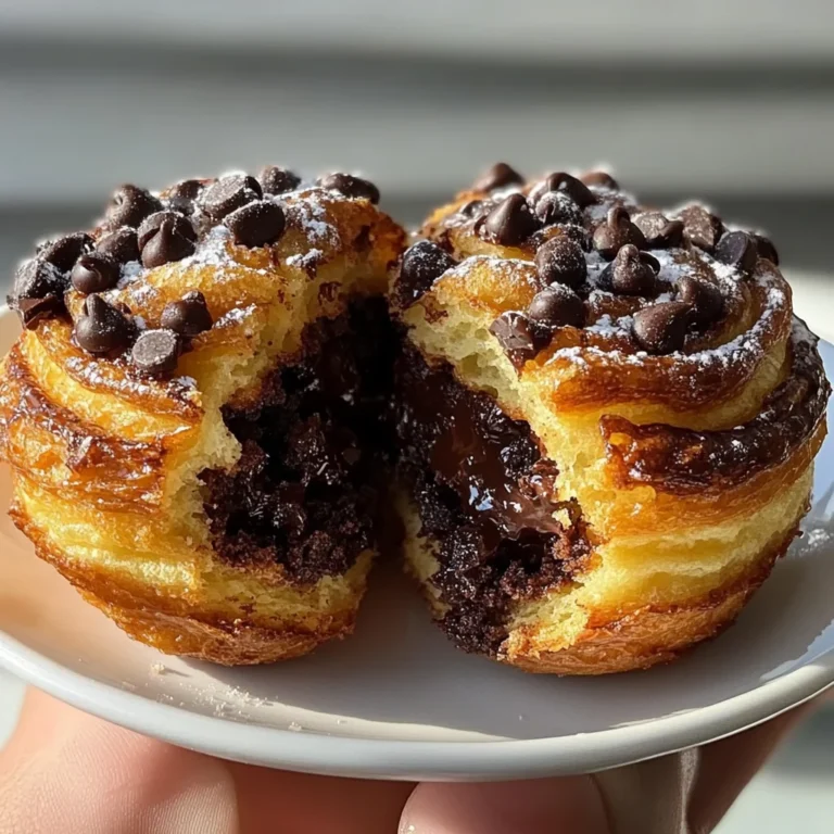 Chocolate Chip Cruffins (Croissant Muffins)