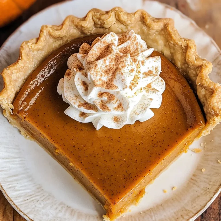 Classic Pumpkin Pie