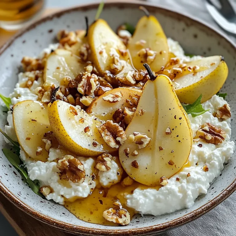 Cottage Cheese Pear Salad