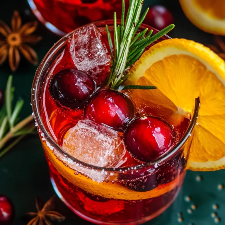 Cranberry Aperol Spritz (Ice Cube Cocktails!)