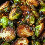 Crispy Honey Balsamic Brussels Sprouts