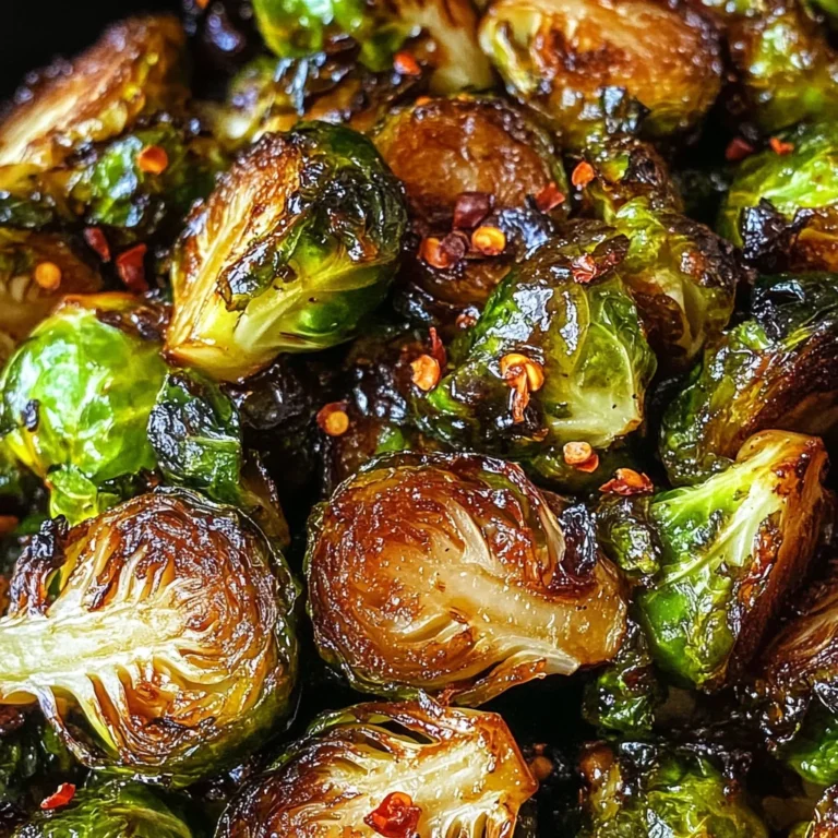 Crispy Honey Balsamic Brussels Sprouts