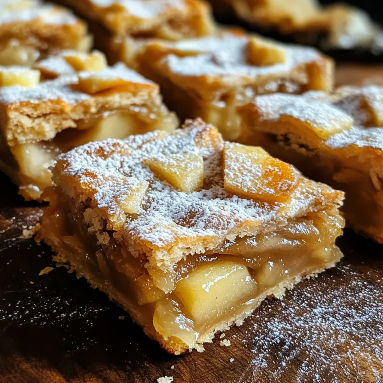 Flaky Apple Pie Bars