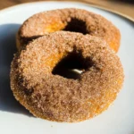 Gluten-Free Pumpkin Donuts with Cinnamon & Sugar