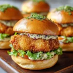Herbed Chicken Schnitzel Sliders