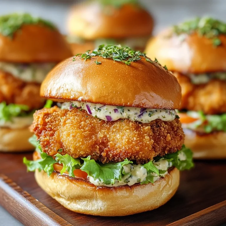 Herbed Chicken Schnitzel Sliders