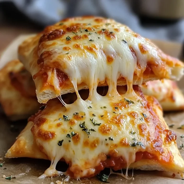 Homemade Easy Cheesy Pizza Pockets