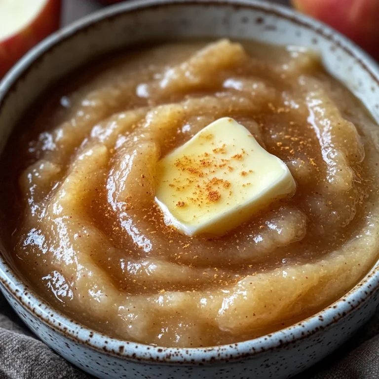 Hot Buttered Applesauce