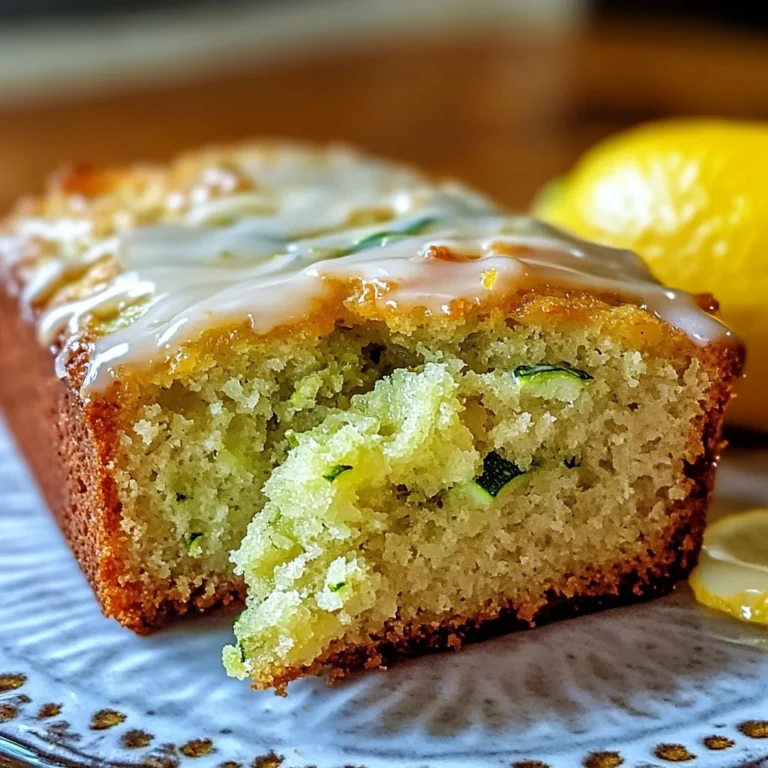 Lemon Zucchini Bread: A Bright & Moist Slice of Summer