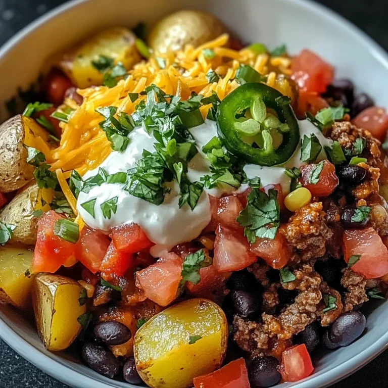 Loaded Potato Taco Bowl