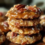 No-Bake Coconut Pecan Praline Cookies