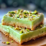 Pistachio Pudding Sugar Cookie Bars