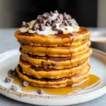 Pumpkin Chocolate Chip Pancakes