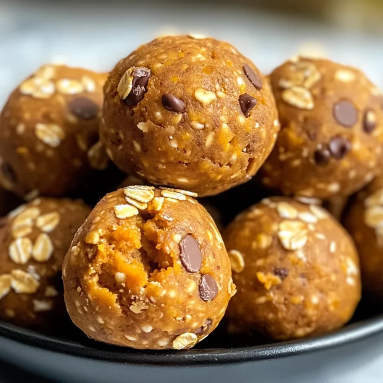 Pumpkin Protein Balls Recipe