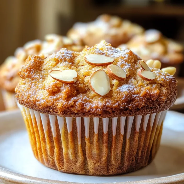 Pumpkin Spice Almond Muffins