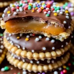 Ritz Cracker Caramel Chocolate Bites