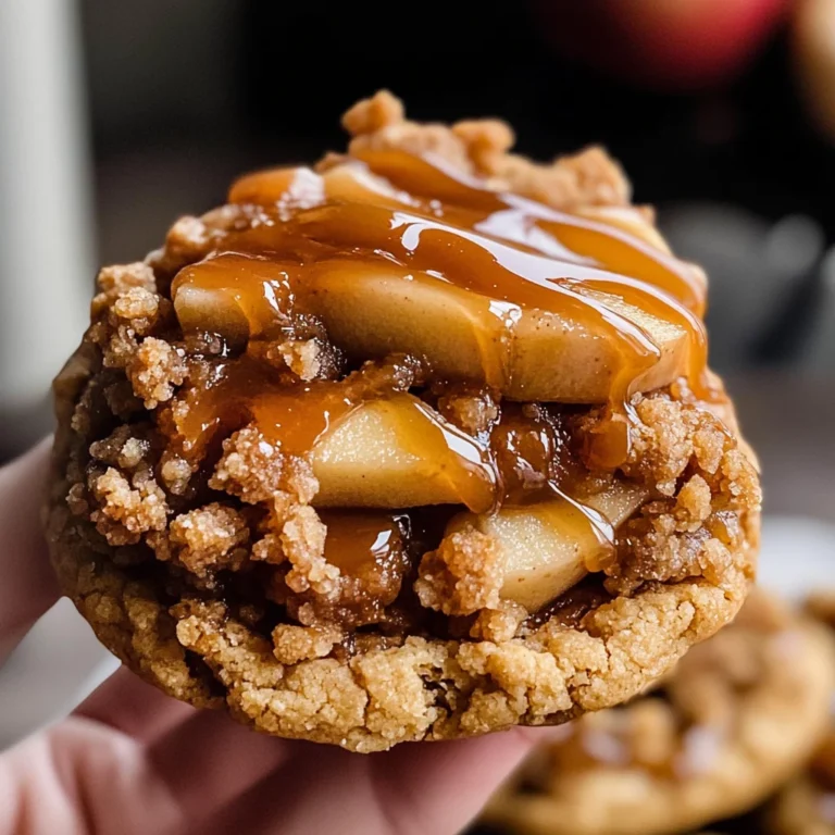 Salted Caramel Apple Pie Cookies