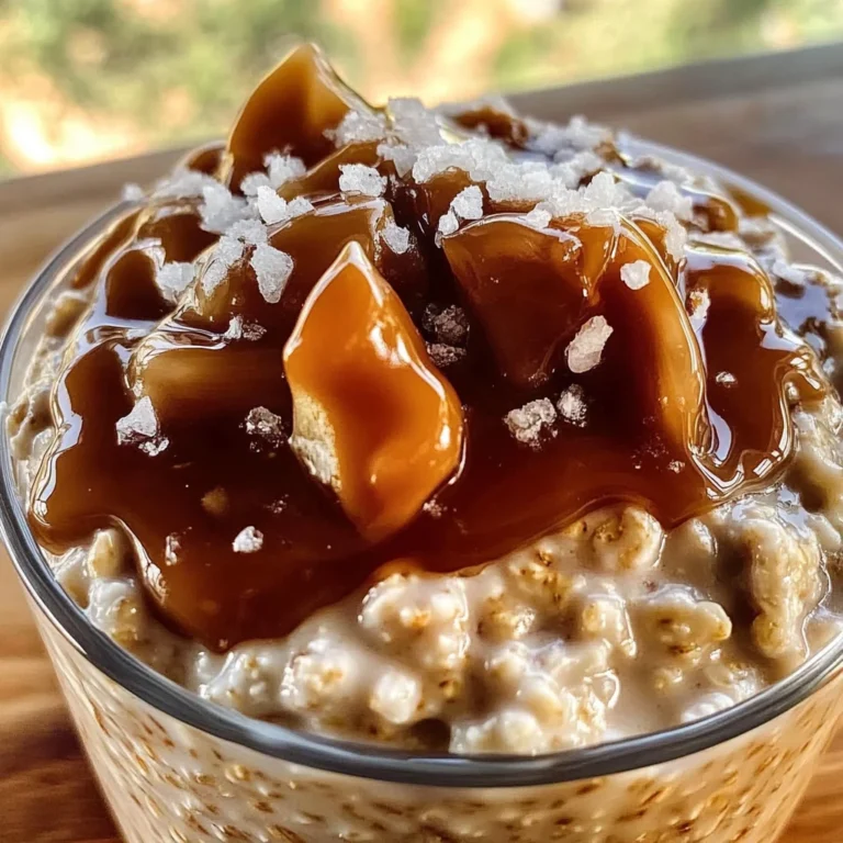 Salted Caramel Overnight Oats
