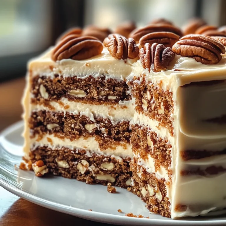 Southern Georgia Pecan Cake Recipe