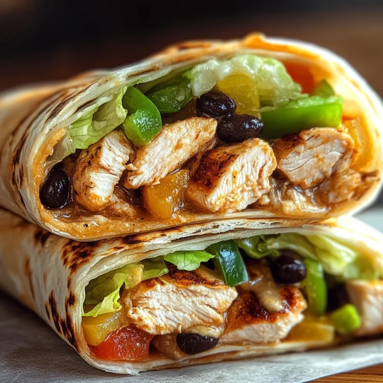 Southwest Chicken Folded Wraps