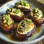 St. Patrick’s Day Treat: Honey Pistachio Ricotta Stuffed Dates