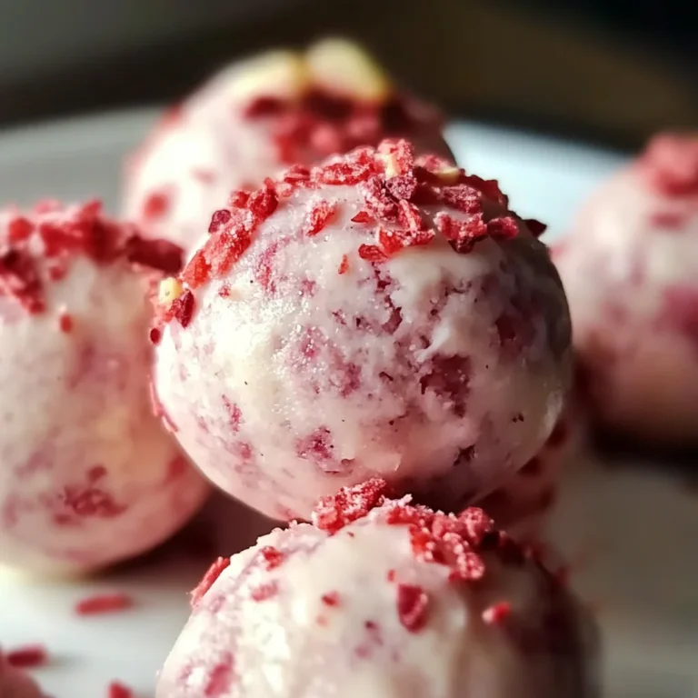 Strawberry Cheesecake Protein Balls