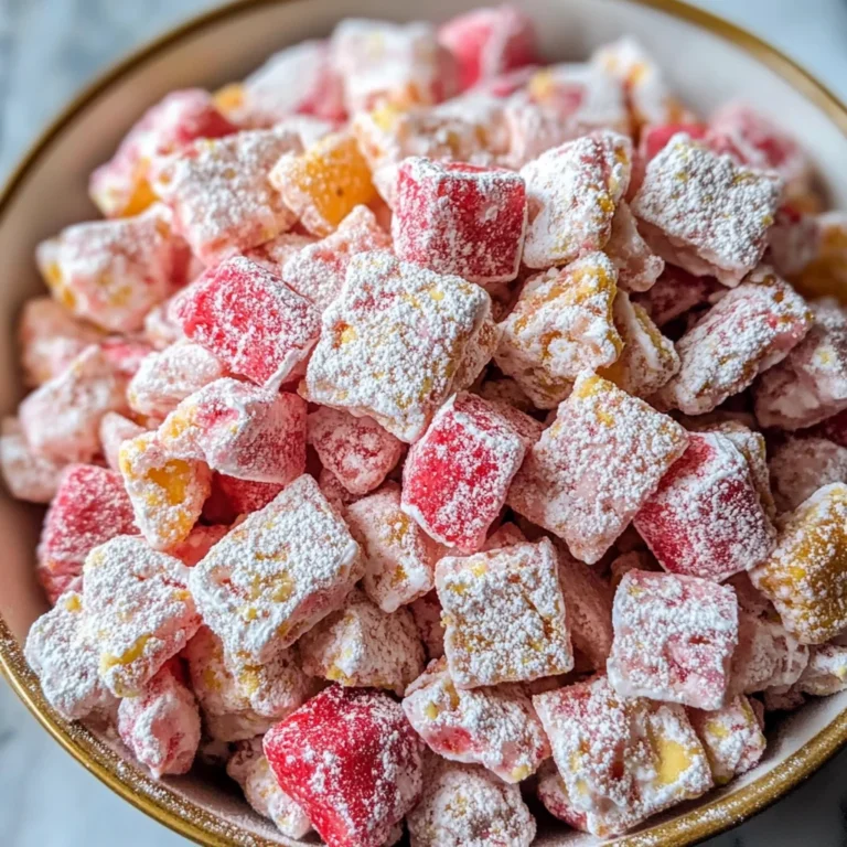 Strawberry Shortcake Puppy Chow