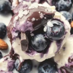 Wholesome Frozen Blueberry Yogurt Clusters