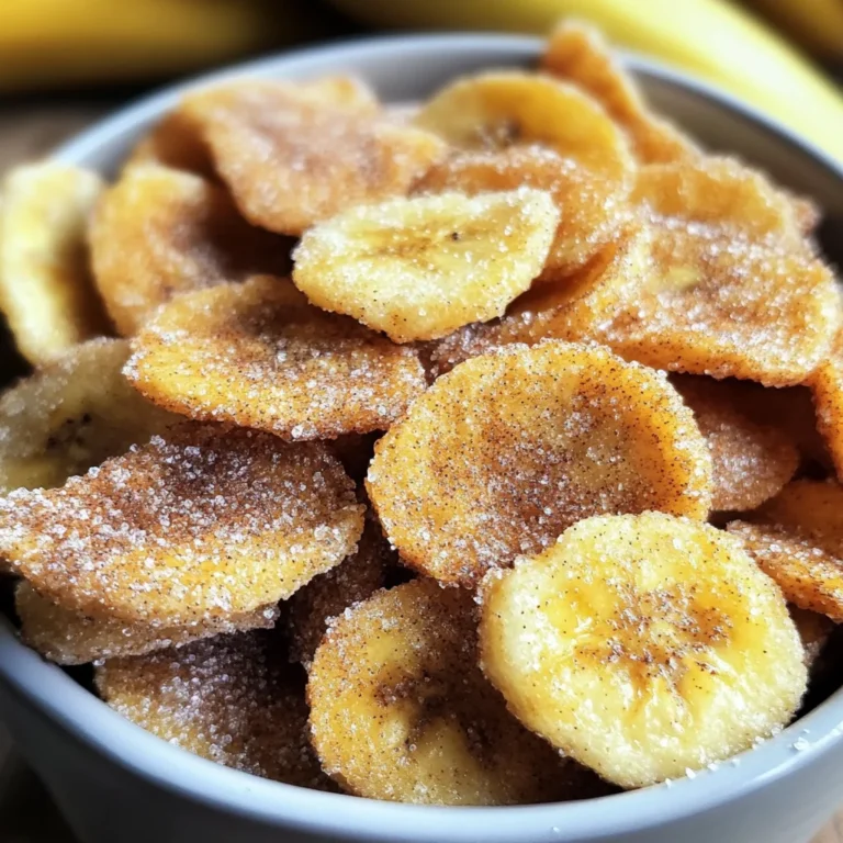 Air Fryer Cinnamon Banana Chips