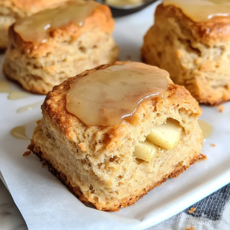 Apple Biscuits with Honey Butter Glaze