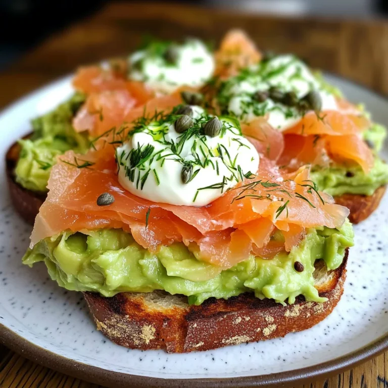 Avocado Toast with Smoked Salmon