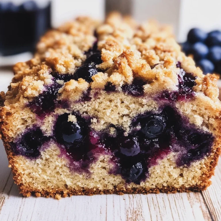 Blueberry Pie Quick Bread
