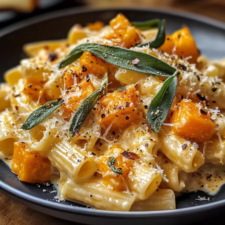 Butternut Squash and Sage Pasta: A Creamy, Cozy Bowl of Comfort