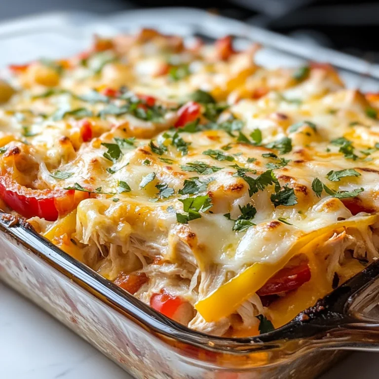 Chicken Fajita Casserole Recipe