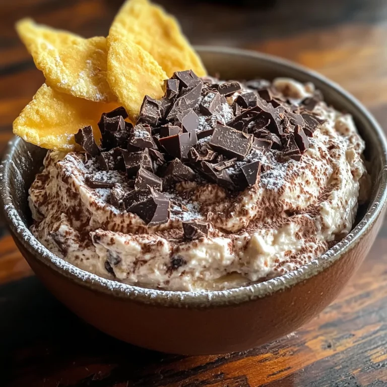 Chocolate Ricotta Cannoli Dip