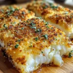 Crispy Air Fryer Parmesan Crusted Cod