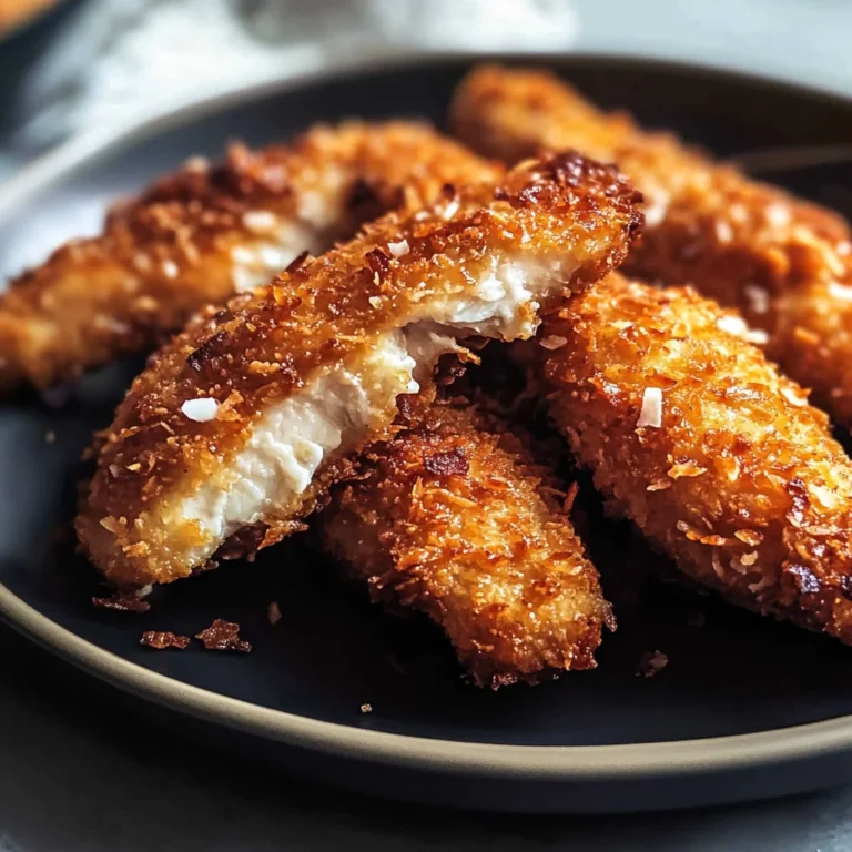 Crispy Coconut Chicken Tenders