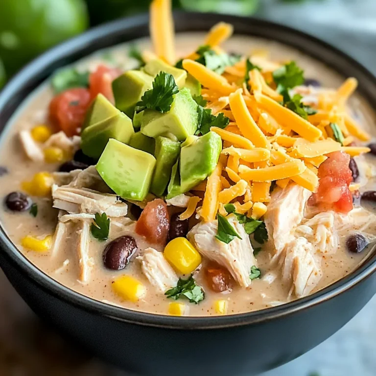 Crockpot White Chicken Chili – Easy, Creamy & Hearty