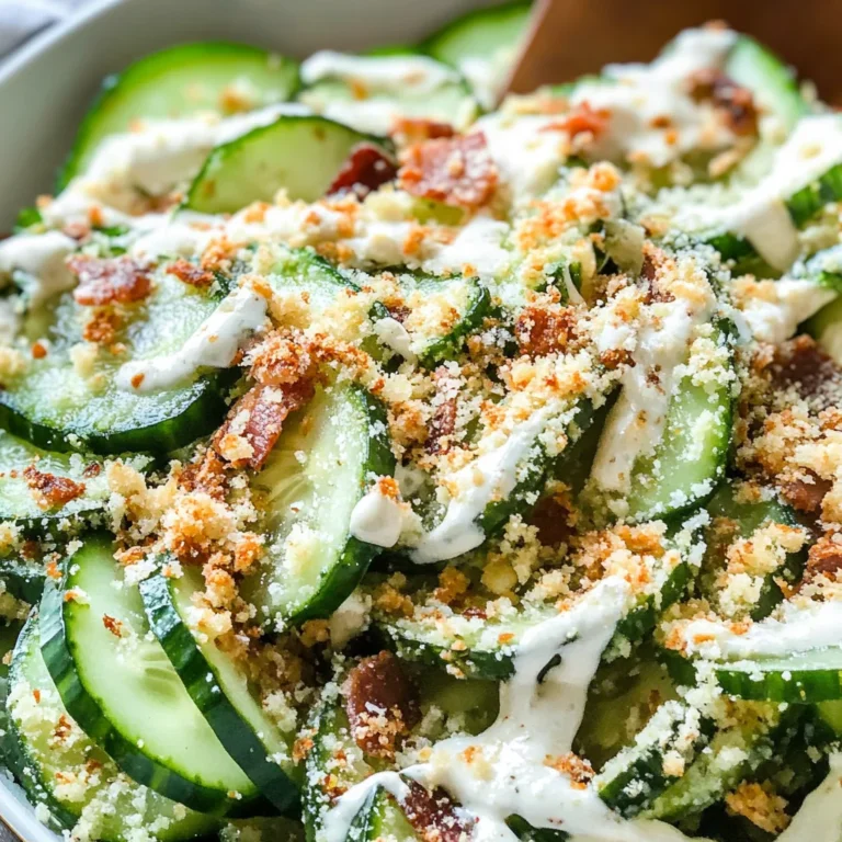 Cucumber Caesar Salad