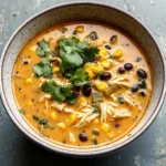 Easy Chicken, Poblano, and Black Bean Soup (Small Batch)