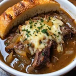 French Onion Beef Short Rib Soup
